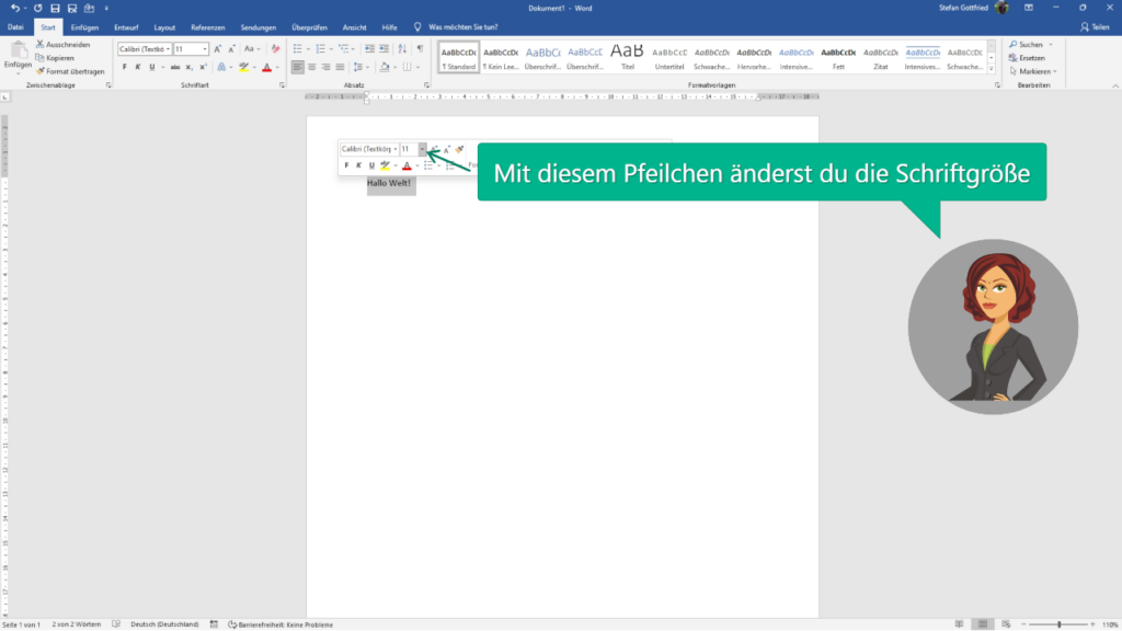 Microsoft Word Simulation Titelbild